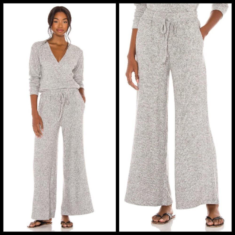 💕L*SPACE💕 Lotta Loungin' Pant Heather Gray L NWT